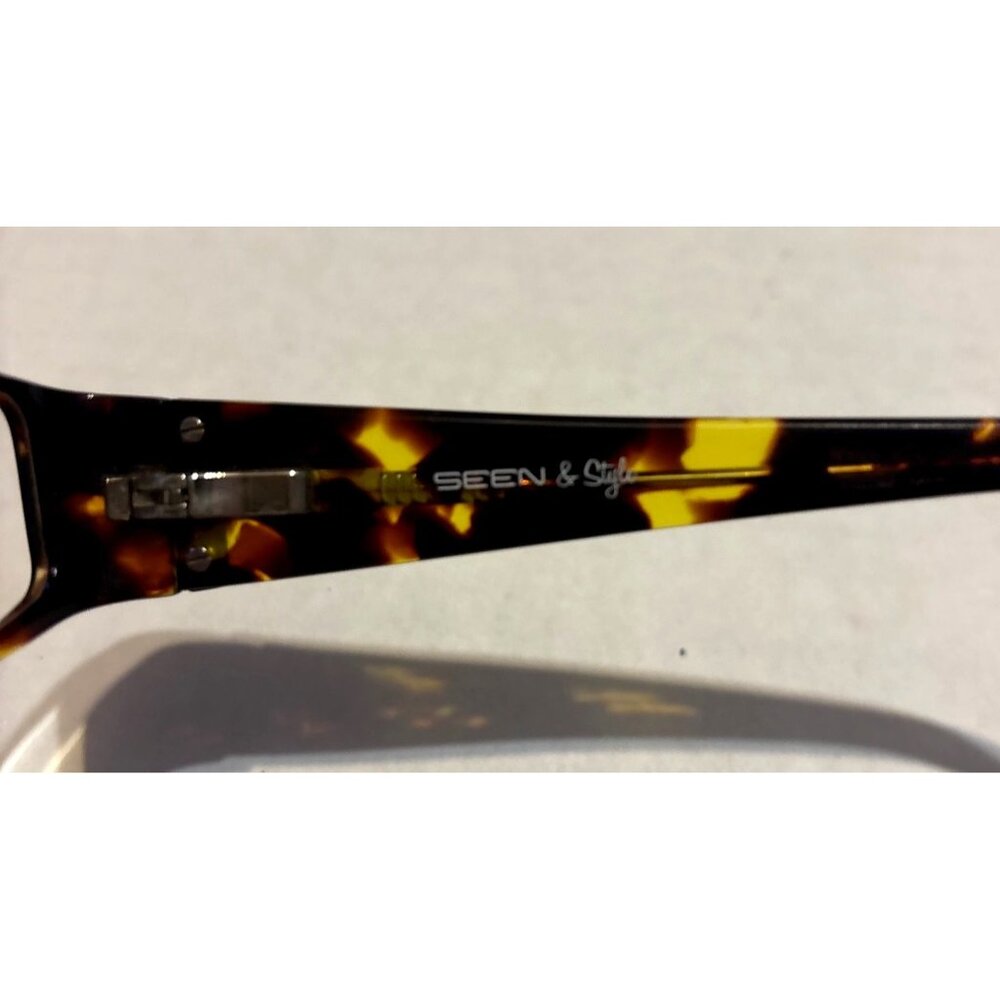 Seen & Style Frames Tortoiseshell Rectangular Opt… - image 6